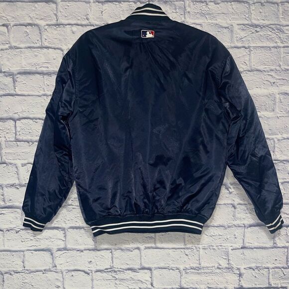 VINTAGE MAJESTIC AUTHENTIC COLLECTION NEW YORK YANKEES SATIN JACKET SIZE XL - Picture 2 of 11